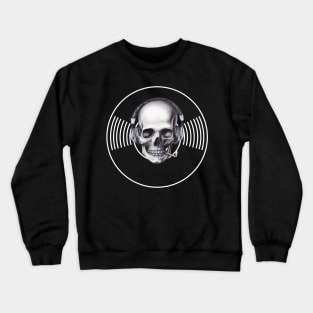 skull records Crewneck Sweatshirt